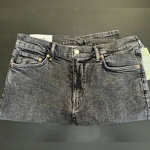 Black distressed H&M jeans (never worn) medium size